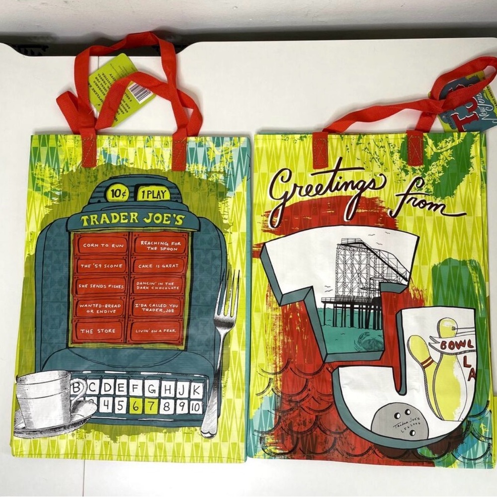 NWT Trader Joe’s New Jersey NJ State Tote Bag Grocery Shopping Bag